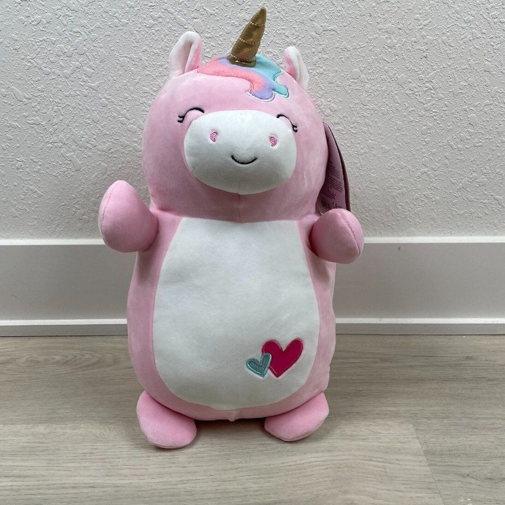 ‎Squishmallow Ilene Unicorn 14” Valentines 2022 Plush Hearts NWT